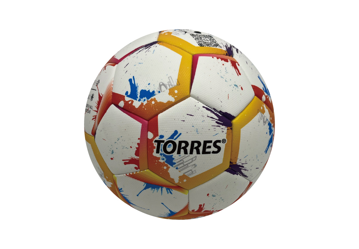 TORRES 泼墨系列 足球 黄红配色 – TORRES Splash Football – Yellow Red